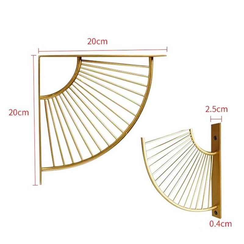 Simple Wall-mounted Shelves L Bracket Metal Shelves Partition Iron Z Bracket A Word Plate Bracket