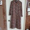 [USED] ATTACK ON TITAN Floral Print Long Sleeve Dress