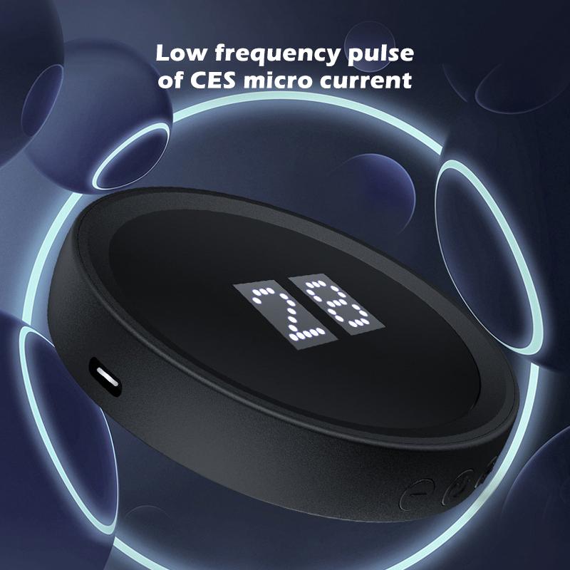Smart Handheld Sleep Aid Massager – Microcurrent Pulse Calming Device, Home Sleep-Assisting Instrument