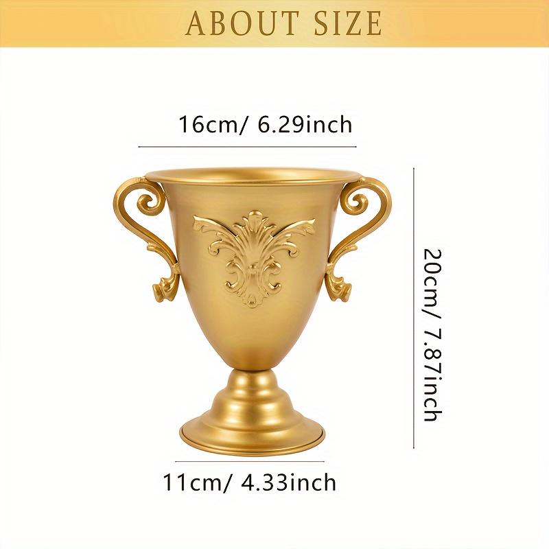 2pcs Retro Metal Vase Christmas Decor,indoor Dried Flower Container Flower Vase,wedding Decor Outdoor Family Party Xmas Halloween Decor