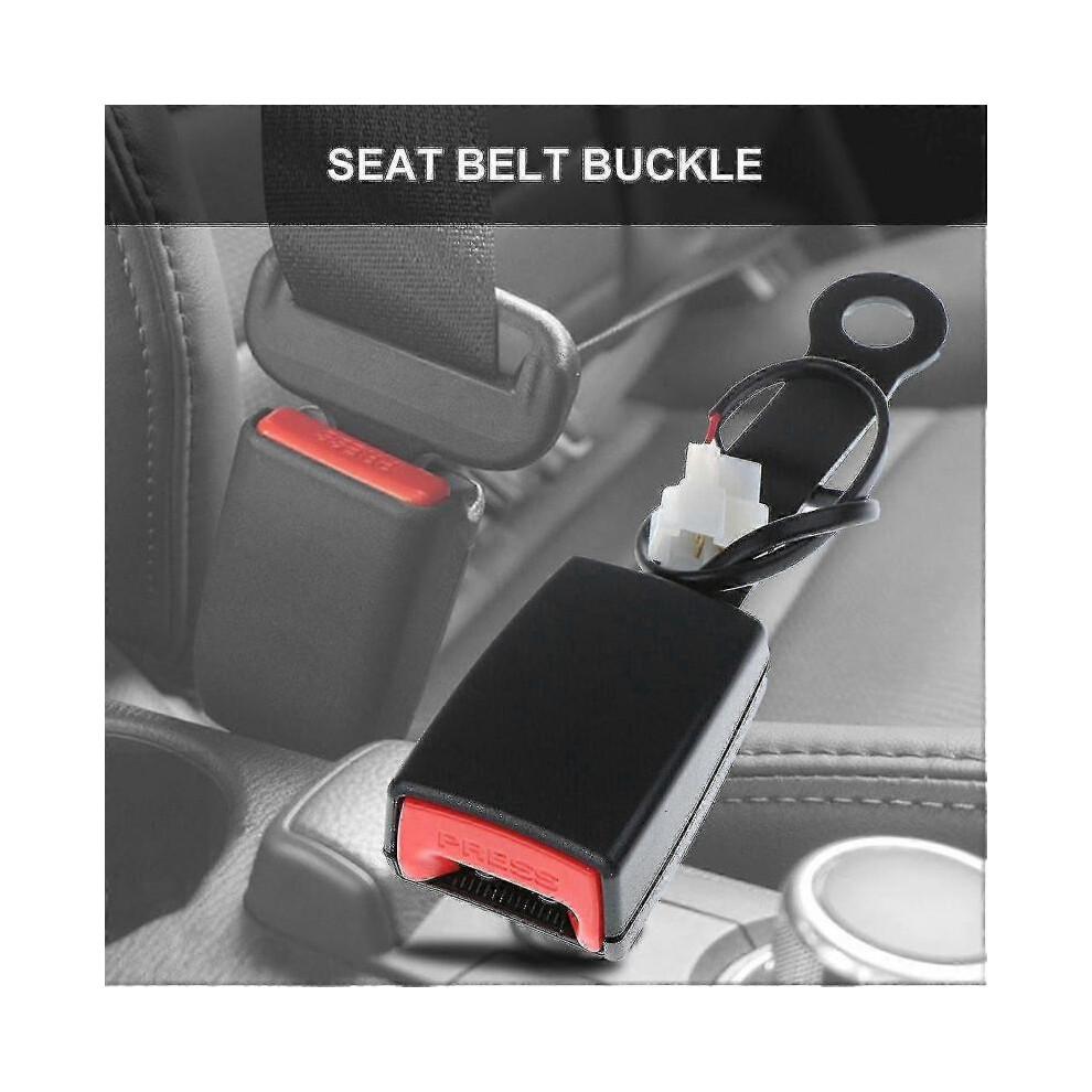 Seat Belt Buckle Wide Application Durable with Alarm Signal Universal Auto Seat Belt Plug Connector