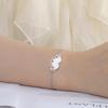 Bracelet Fleur de Lotus Dawapara Charme Lotus Bonne Fortune Bracelet Femme Cadeaux Amoureux Méditation Yoga Bijoux Couple Acier Inoxydable