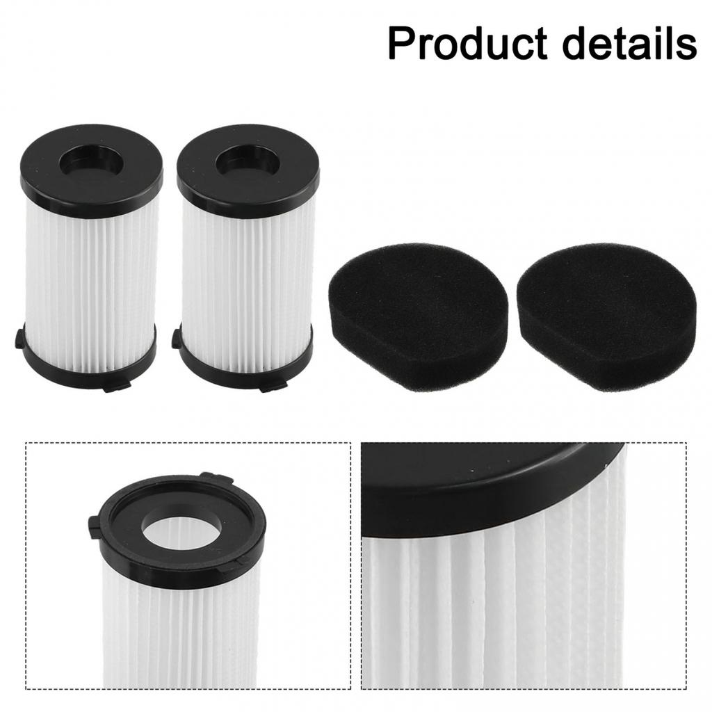 4 Pack Replacement Filters for TECHWOOD TAS9055 and For VA20 Vacuum Cleaners