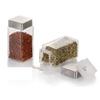Neatly store your spices! 2-tier spice rack, 9-piece set / for glass jars, suitable for home or commercial use