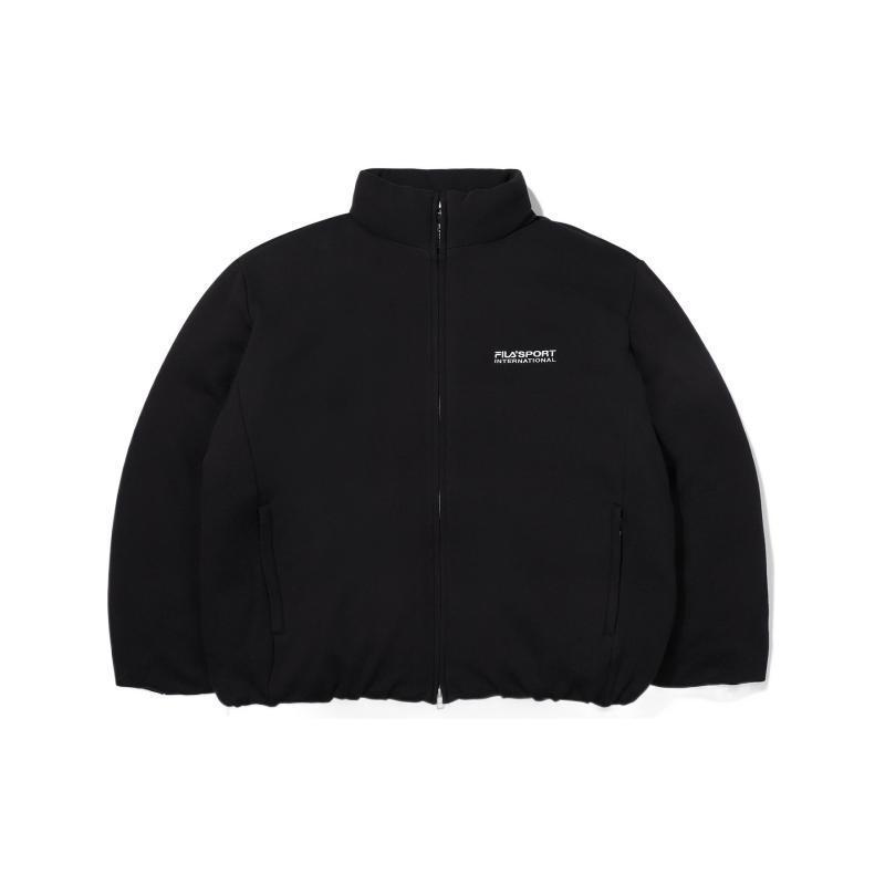 FILA Down Jackets Men s Black Stand Collar Thickened FS2DJE4601X-BLK 090