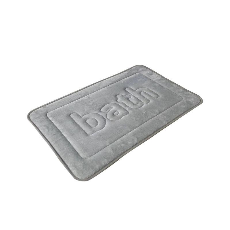 Thickened Non-Slip Absorbent Bathroom Floor Mat with Slow-Rebound Sponge