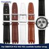 17mm Dla Swatch YCS YAS YGS Pasek do zegarka Czerwono-brązowy Biały Skóra bydlęca o fakturze jaszczurki Pasek do zegarka Damski Męski Miękki Pasek ze skóry naturalnej