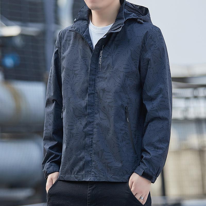 Jacket Men's Travel Outdoor Windproof and Waterproof Trench Coat Spring and Autumn Thin Jacket Entering Tibet Couple Single Layer