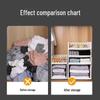 Pull-out Wardrobe and Desktop Storage Rack for Dormitory and Bedroom