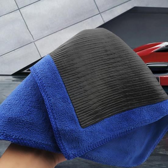 Lerkduk Bilvård Slitstark Återanvändbar Högabsorberande Repfri Bilvård Rengöringsduk