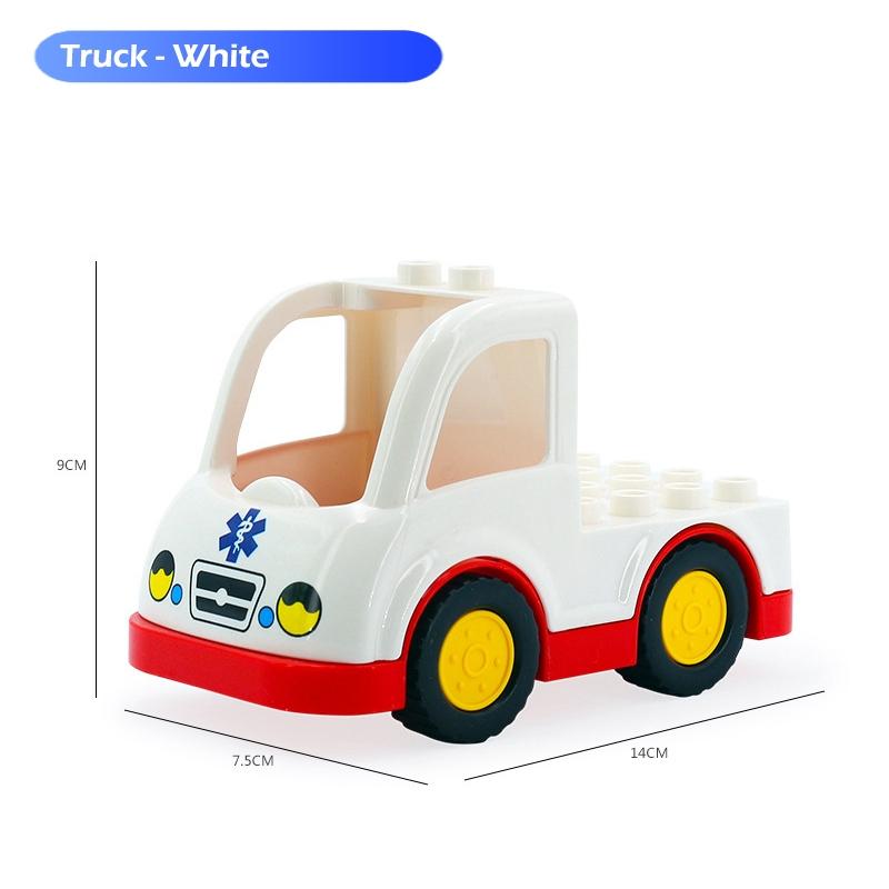 Duplo Children's DIY large size building blocks accessories car bricks compatible with Dupols parts truck aircraft toys