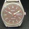 SEIKO VINTAGE AUTOMATIC 6309A JAPAN MENS BROWN COLOR DIAL WATCH a700499-5 R203-a700499