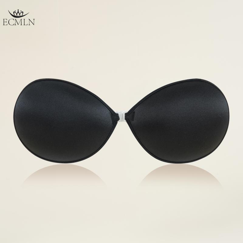 Self-Adhesive Silicone Seamless Front Closure Sticky Backless Women's Bra Invisible Push Up Bra