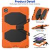 With Built-in Screen Protector Case For Samsung Tab S6 Lite 10.4 SM-P620 P613 P610 A7 10.4 T500 505 A8 10.5 X200 205 Stand Cover
