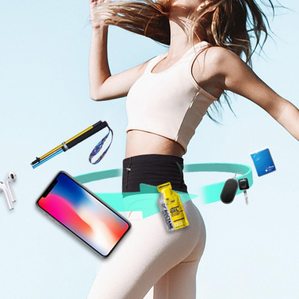 Thin Marathon Running Bag Running Belt Sports Phone Bag Invisible Waist Bag  Sports Wear