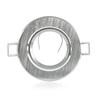 Round Aluminum Luminaire East Opal Brushed Silver - 301550