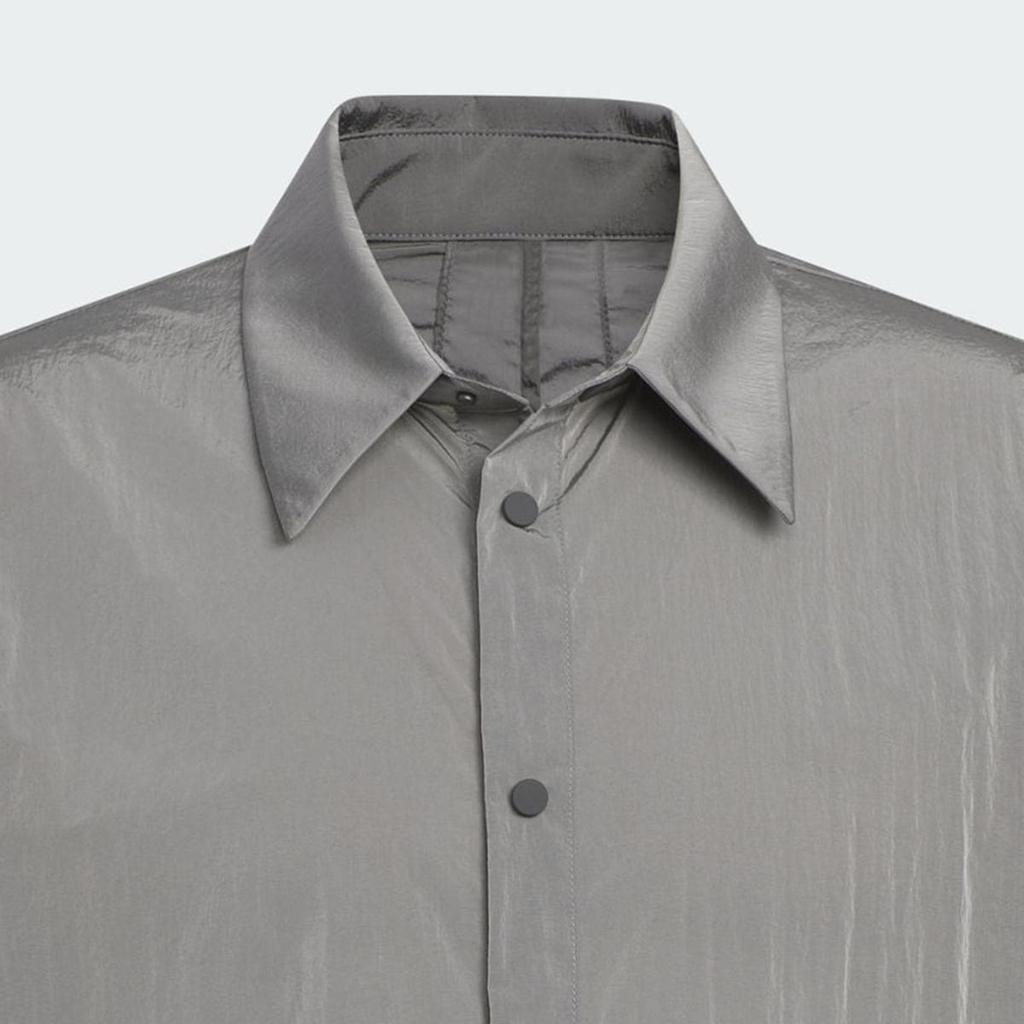 Adidas Fos Series Minimalist Comfortable Fashionable Versatile Short Sleeve Shirt Men shirts Light-Gray Bright-White KB5947