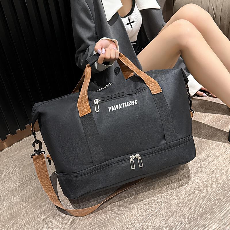 Unisex Sports Handbag Fitness Bag Expandable Travel Bag With Large Capacity Perfect For Gym Weekend Trips Versatile