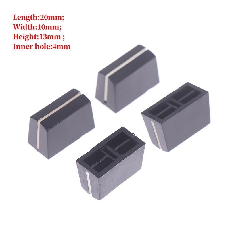 5Pcs Pioneer Mixer Volume Fader Cap Straight Slide Potentiometer Push Key Cap