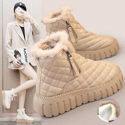 Winter Snow Boots Winter Plus Velvet Cold-resistant Warm Cotton Boots Thick Sole Plus Cotton Ankle Boots for Women