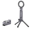 Aluminum Alloy Folding MagSafe Phone Stand - Portable, Magnetic, Tripod for Travel & Live Streaming