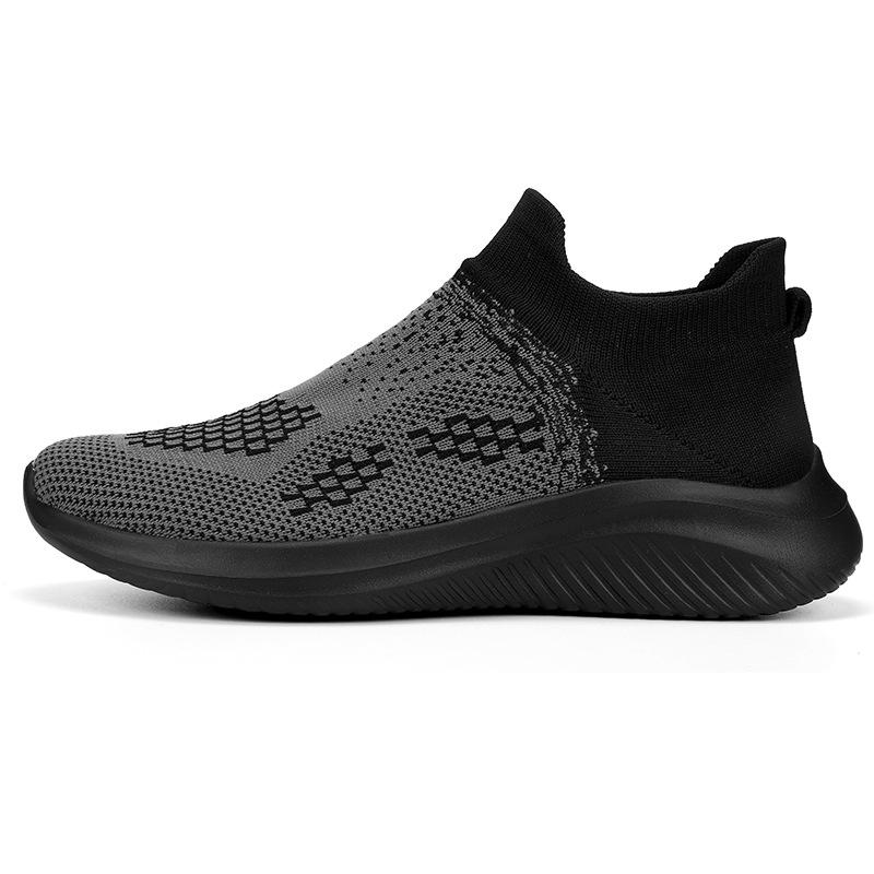 

Fashion 2025 Four Seasons New Breathable Mesh Sports Running Fashion Casual Shoes for Lazy Straight Wear Hollow Mesh Shoes 36