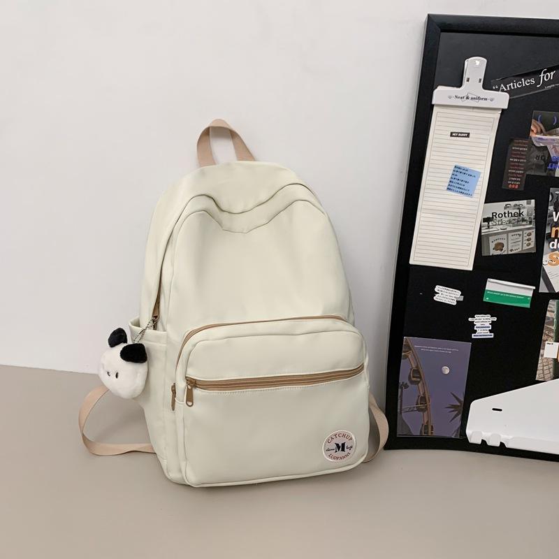 School bag backpack junior high school student large-capacity campus leisure school bag nylon outdoor simple sports travel backpack computer bag