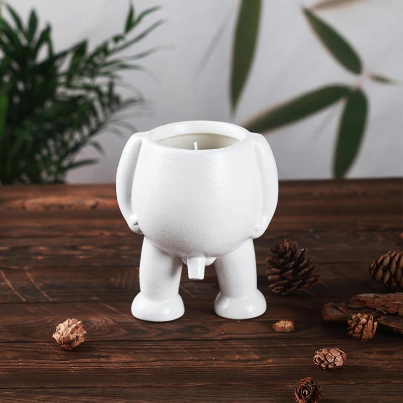 Ceramic Peeing Potted Gardening Pots Novelty Peeing Planter Pot with Drainage Desktop Flowers Planter Display for Bedroom Patios