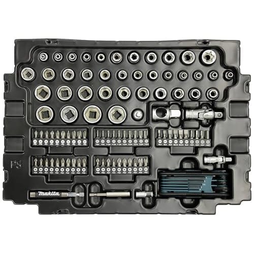 Makita 120-piece maintenance set in Makpac case E-08713