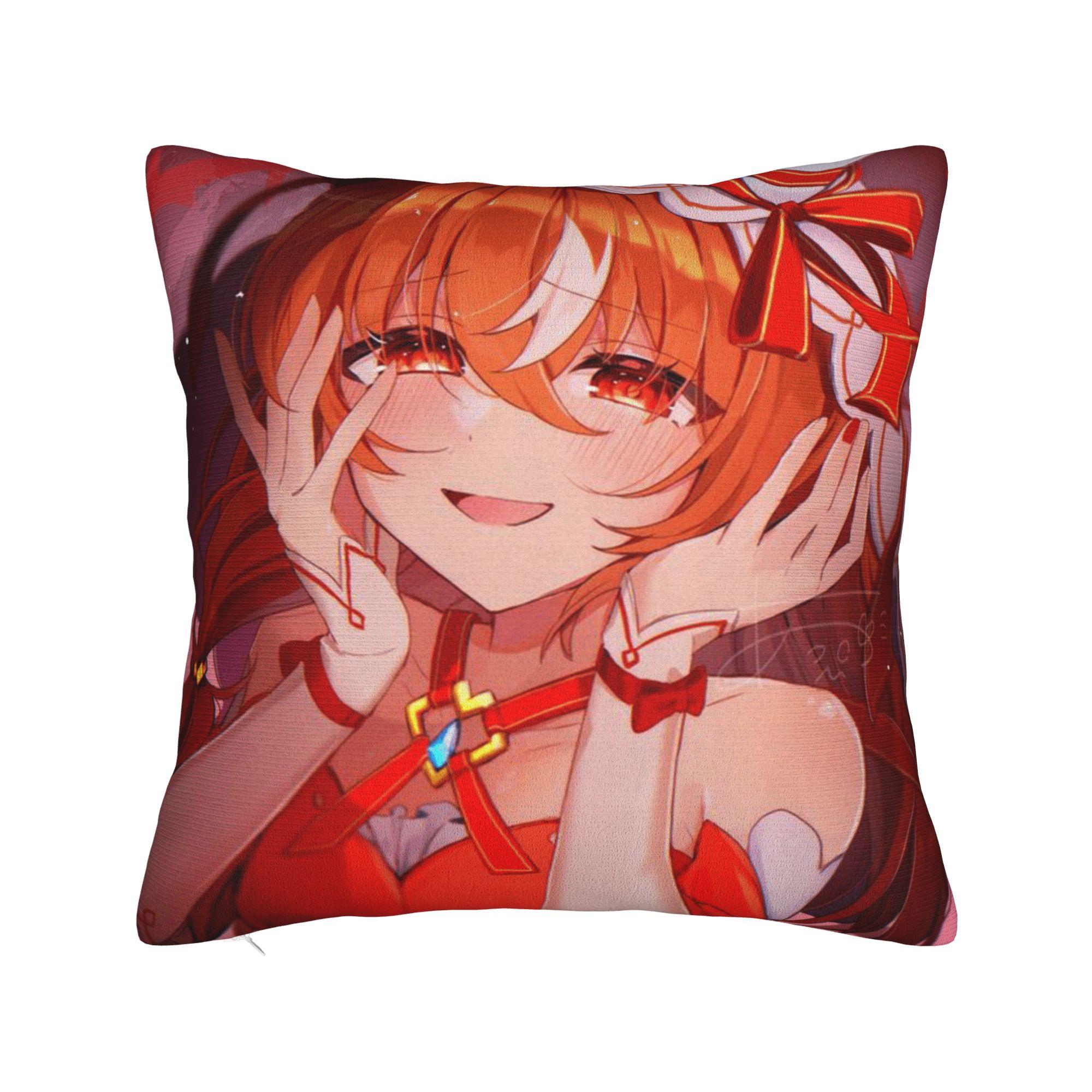 

Umamusume Pillow Cover Retro Trendy Pillow Case For Sofa Home Decor Soft Cushion Cover Birthday Gift 12x12Inch