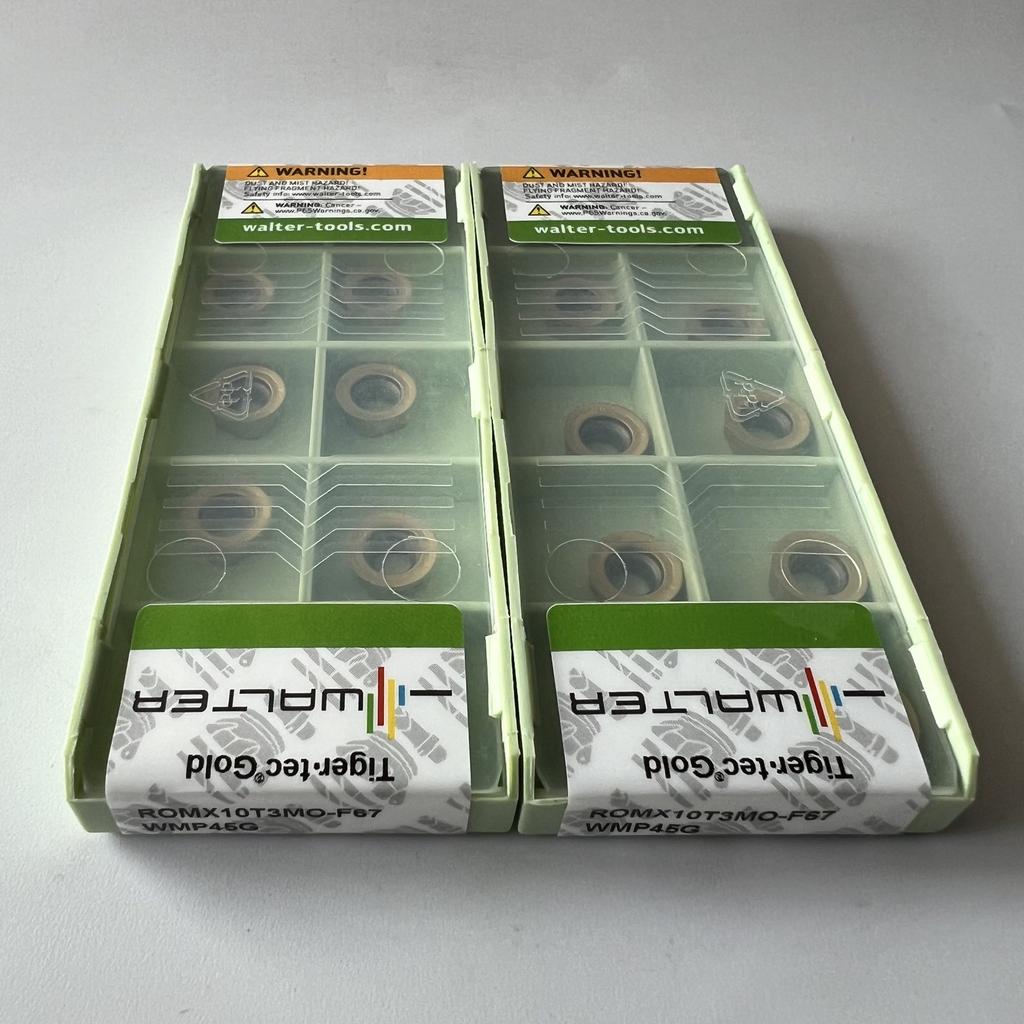 WALTER / ROMX10T3M0-F67 WMP45G / Carbide CNC Blade 10 Pcs