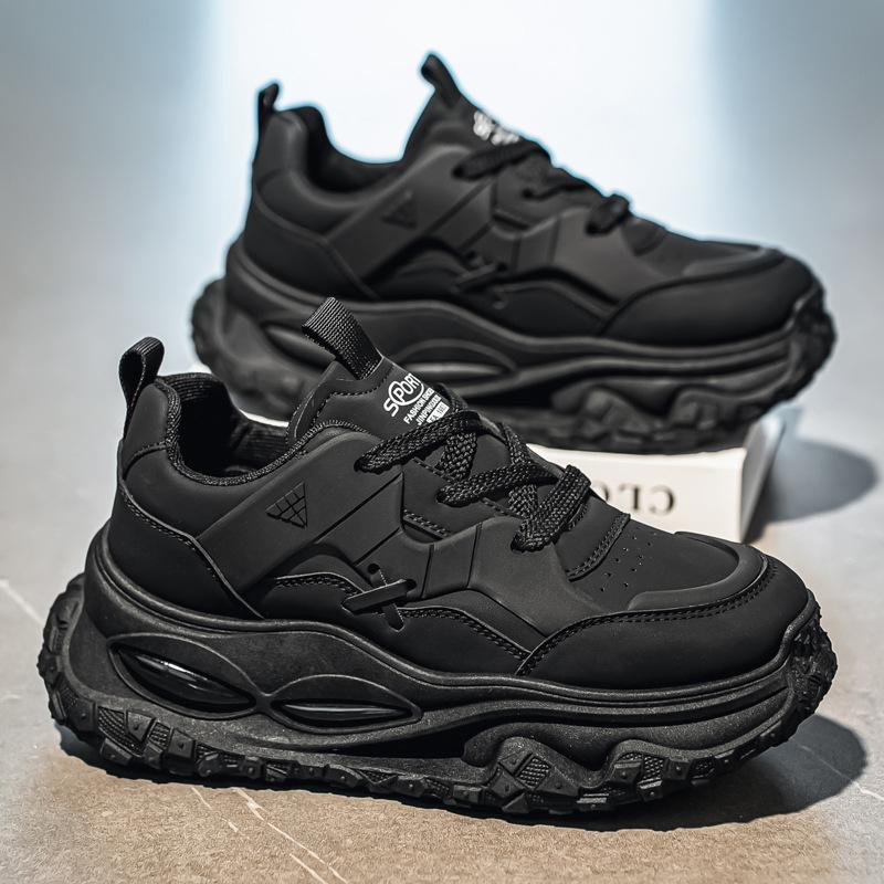 

Подростковые туфли на платформе, кроссовки для весны и осени, новая повседневная спортивная обувь, мужская модная трендовая обувь на высокой подошве, мужская обувь 44