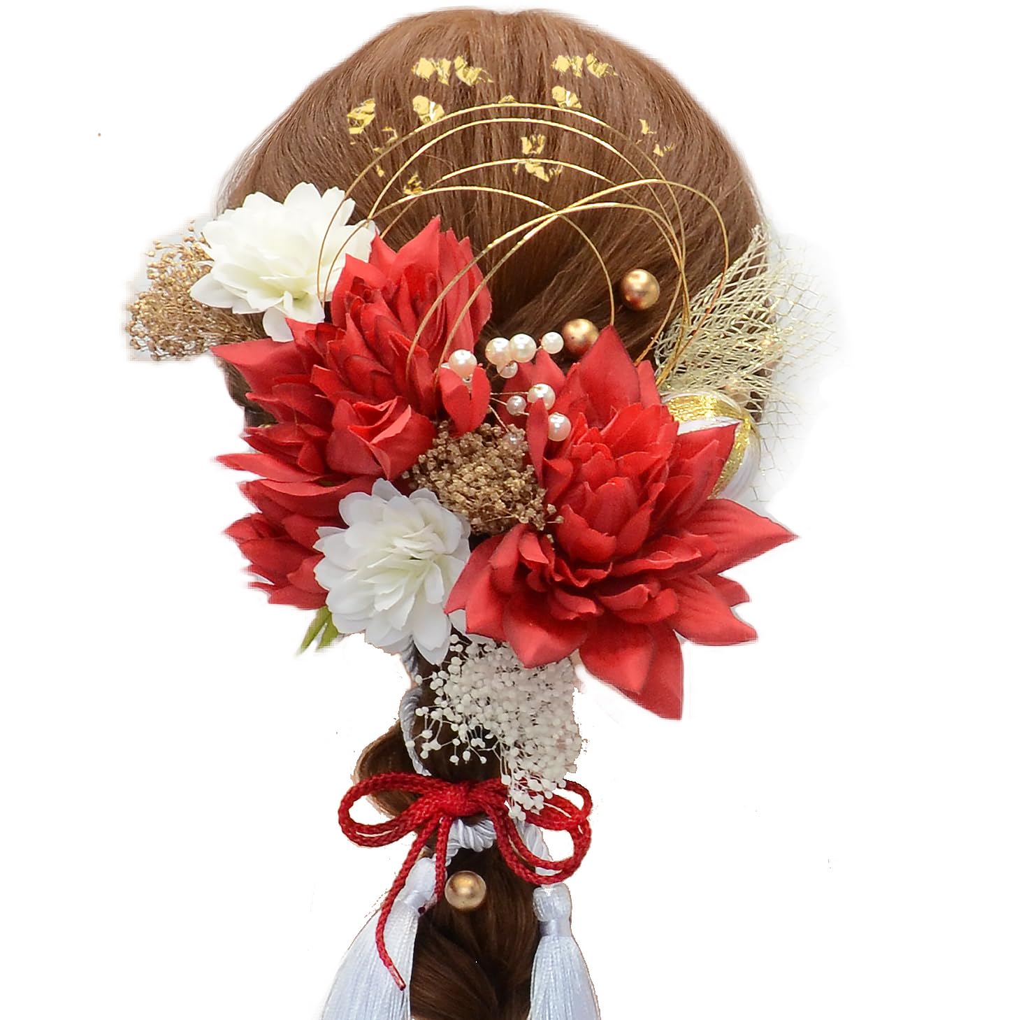 

[SOMILA] [3 Colors Available] Hair Ornament for Coming-of-Age Ceremony, Graduation Ceremony, Japanese Clothing, Furisode, Kimono, Wedding,