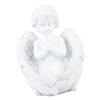 Candle Holder Ornament Cute Vintage Praying Figurine Desktop Statue for Living Room Entrance