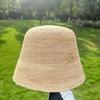 Fashion Women Raffia Straw Bucket Hat Lamp Shape Bucket Hat Casual Outdoor Beach Sun Hat Stage Performance K Pop Luxury Hats