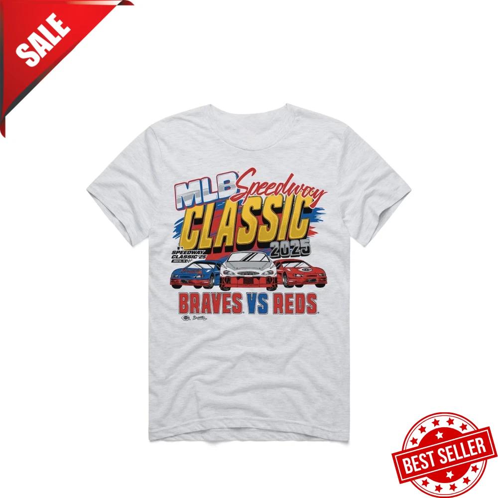 Vintage Racing Meets Baseball – 2025 Speedway Classic T-Shirt L