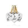 [PANDORA] 762722C00 Spiritual Friendship Two-Tone Shine Triple Pendant and Dangle Charm