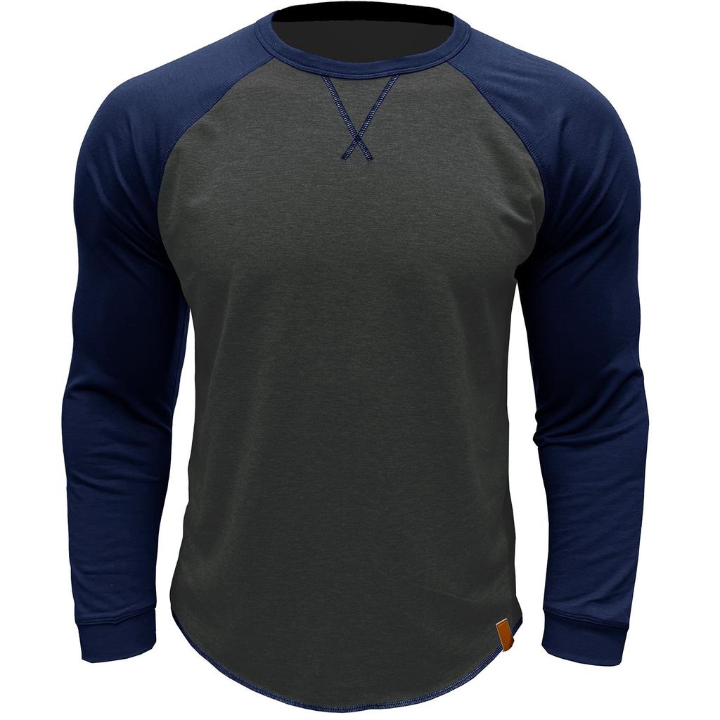 Plus Size Men's Long Sleeve T-shirt European And American Men's Shirt Top