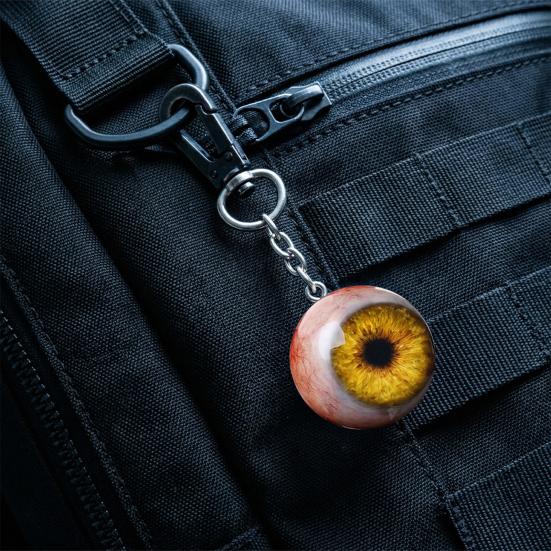 Realistische gotische Augapfel-Dekoration, 2D-Tischdekoration mit Ständer, Horror-Geschenk für Liebhaber düsterer Fantasy-Kunst, Halloween-Dekoration