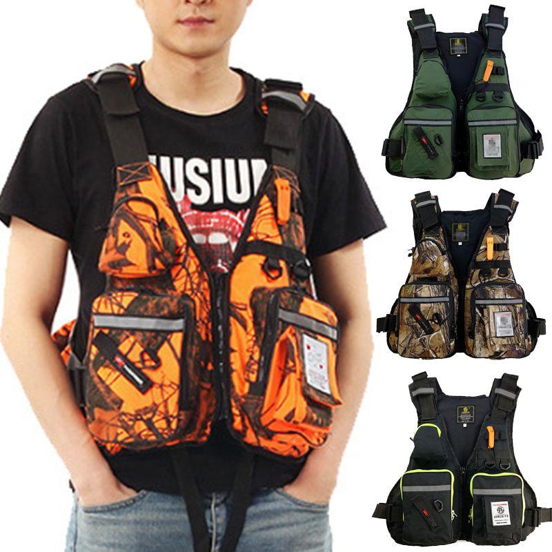 Adjustable Adult Buoyancy Sailing Kayak Canoeing Fly Fishing Life Vest Jacket