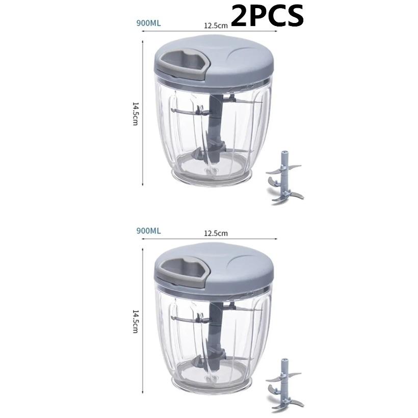 Kráječ na česnek 500/900 ml Ruční rotační kráječ zeleniny Kráječ Kráječ ovoce Drtič česneku Kuchyňské mixéry Mlýnek na maso