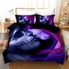 Cartone Animato Gioco Carino Aphmau con Ali Set Letto Ragazzi Ragazze Misura Singola Queen King Copripiumino Federa Letto ragazzi Adulti