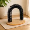 Cat Arch Scratcher Dense Bristles Grooming Arched Design Strand