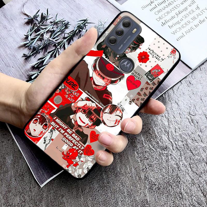 Toilet bound hanako kun Phone Case for Moto E7 Plus E32 E20 E40 Edge 20 Lite G22 G52 G20 G30 G100 G60 G50 G10 G Pure G Stylus