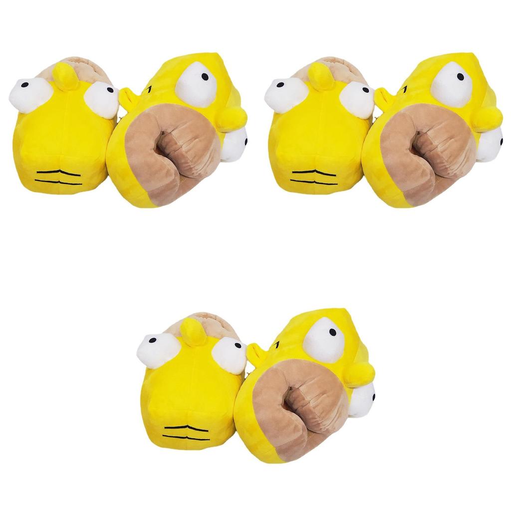 Simpson 3d Plush Slippers Warm Comfy And Cozy Winter Indoor Shoes