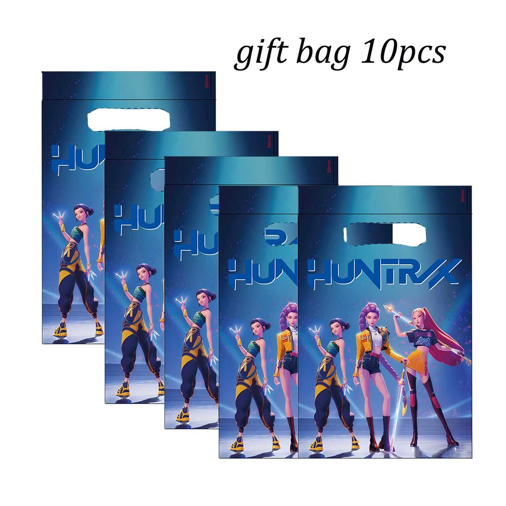 K Pop Demon Hunters Theme Boy Bands and Girl Groups Birthday Party A Grand Collection for Baby Shower Disposable Party Supplies