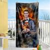Cristiano Ronaldo Beach Towel High Absorbency & Quick-Dry Comfortable Lightweight Suitable for Swimming, Gym, Camping, Yoga Vacation