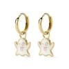 Diamond Sophisticated White Ghost Alloy Earrings Set Ideal For Occasions Special