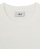 Emelbi Vintage Denim-Like Monogram Big Lux Oversized Short Sleeve T-Shirt Ny (Cream)