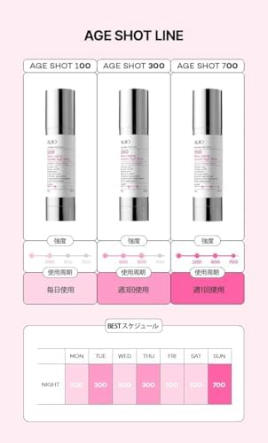 AGE SHOT 300 WIO Slow Aging Needle Age Shot 300 Pore Skin Care Needle Shot Wrinkle Elasticity Formula Korean Cosmetics